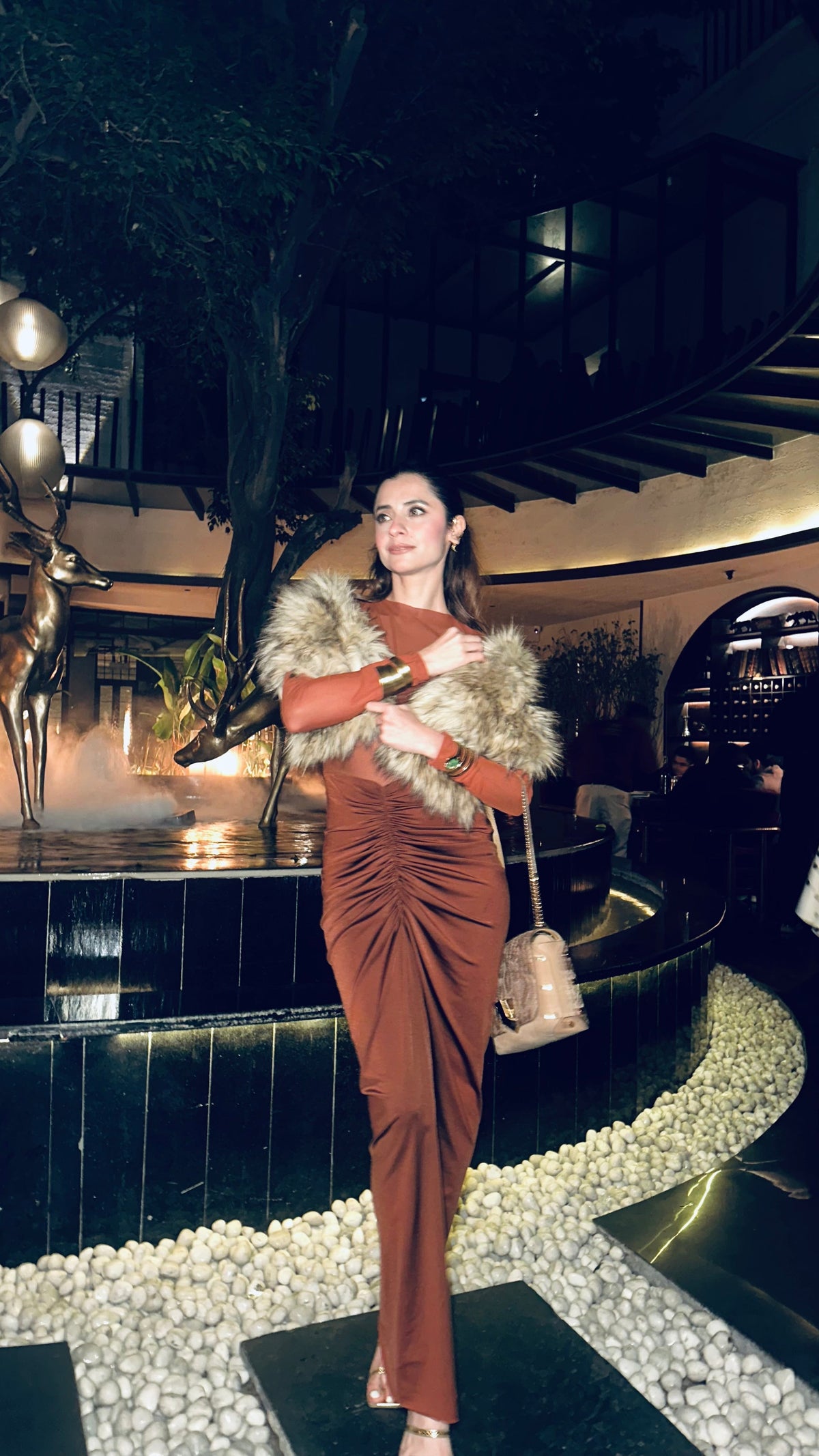 Sienna Ruched Maxi Dress