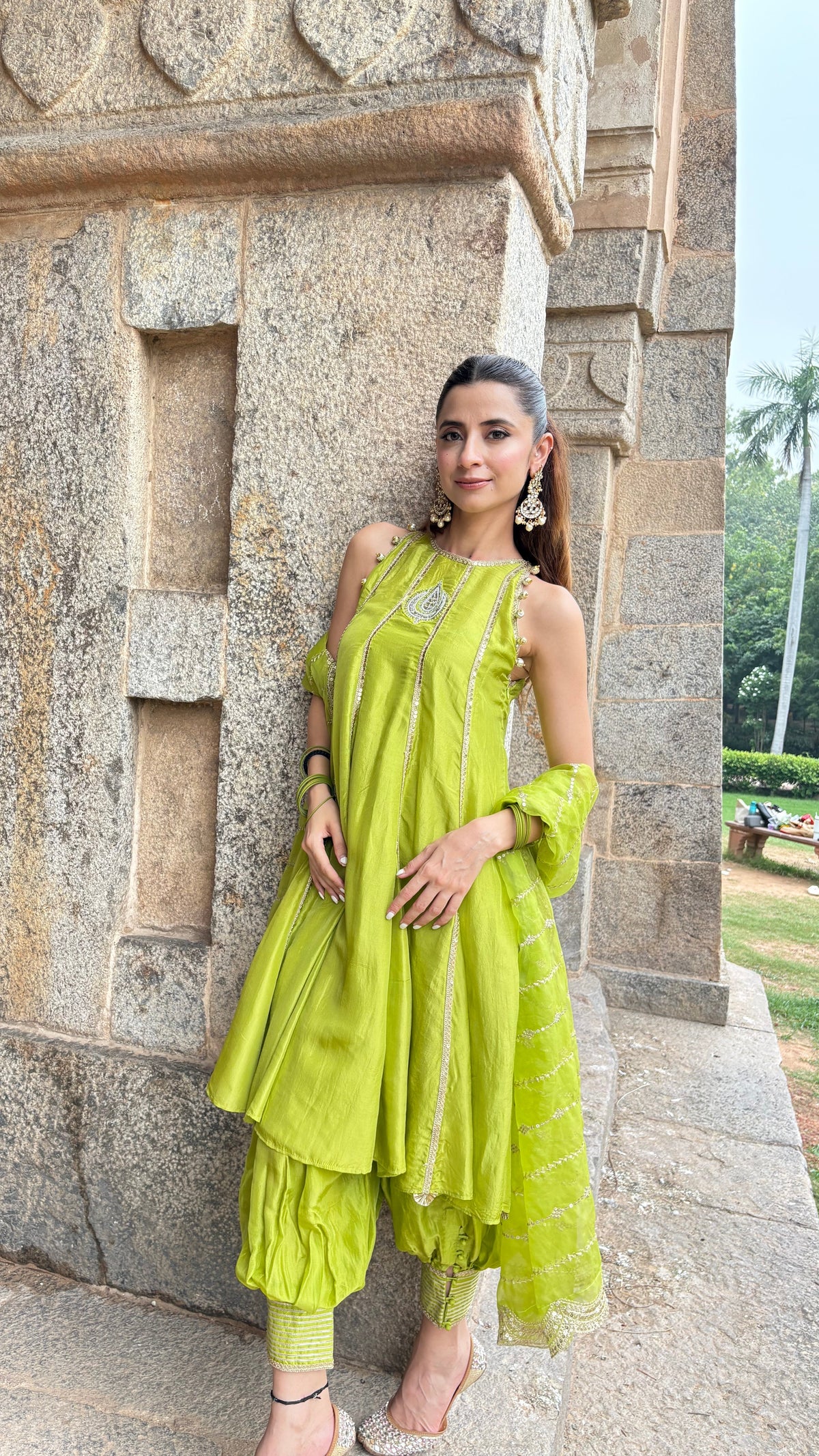 Mehr- Green Suit Set