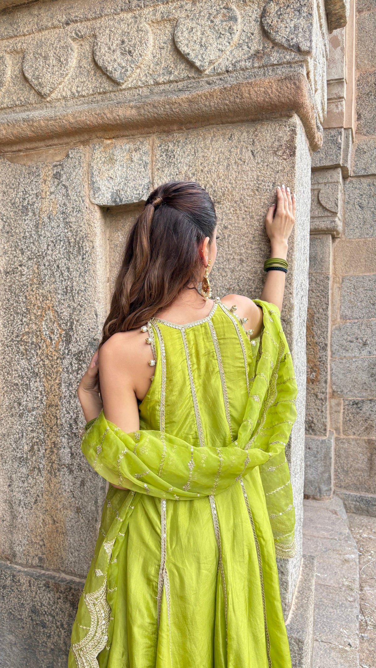 Mehr- Green Suit Set