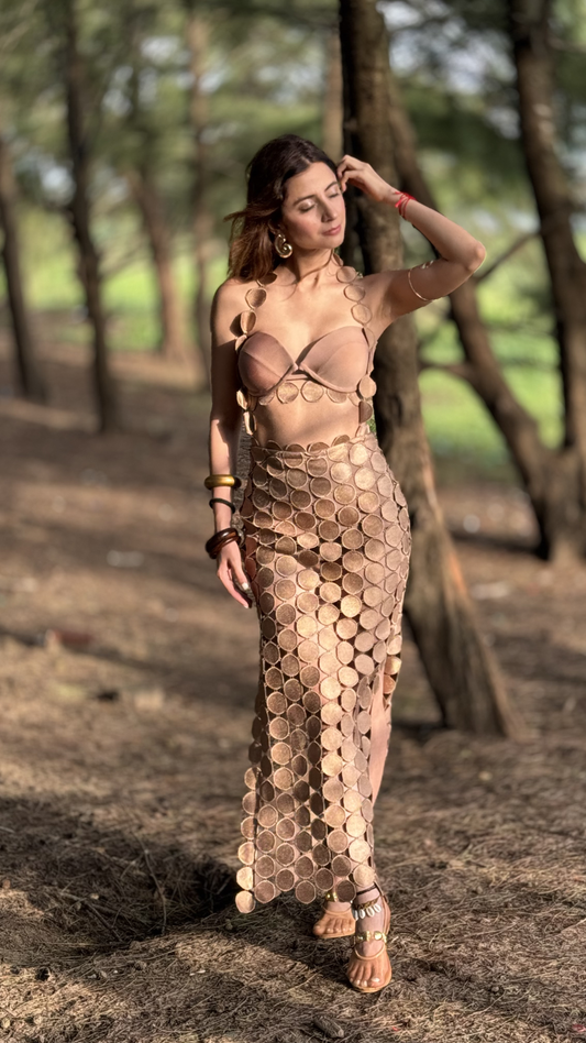 Mocha Mirage Dress