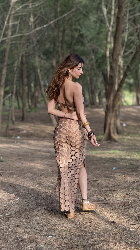 Mocha Mirage Dress