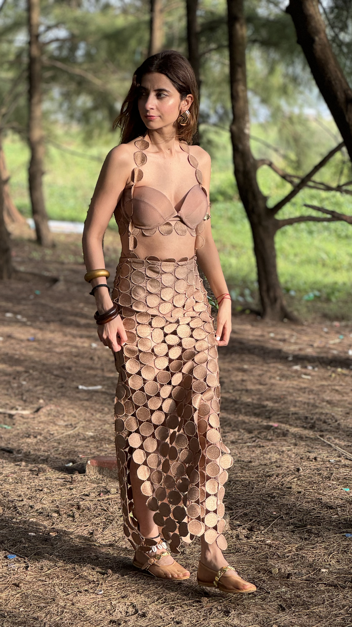 Mocha Mirage Dress