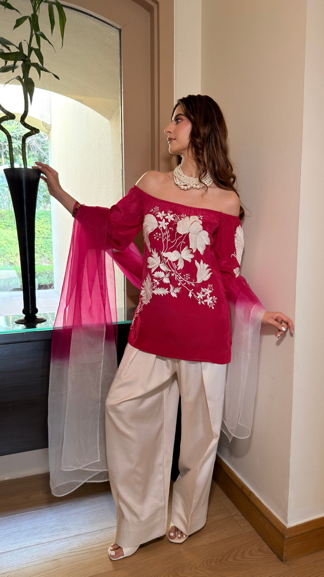 Gulnaar farshi suit set