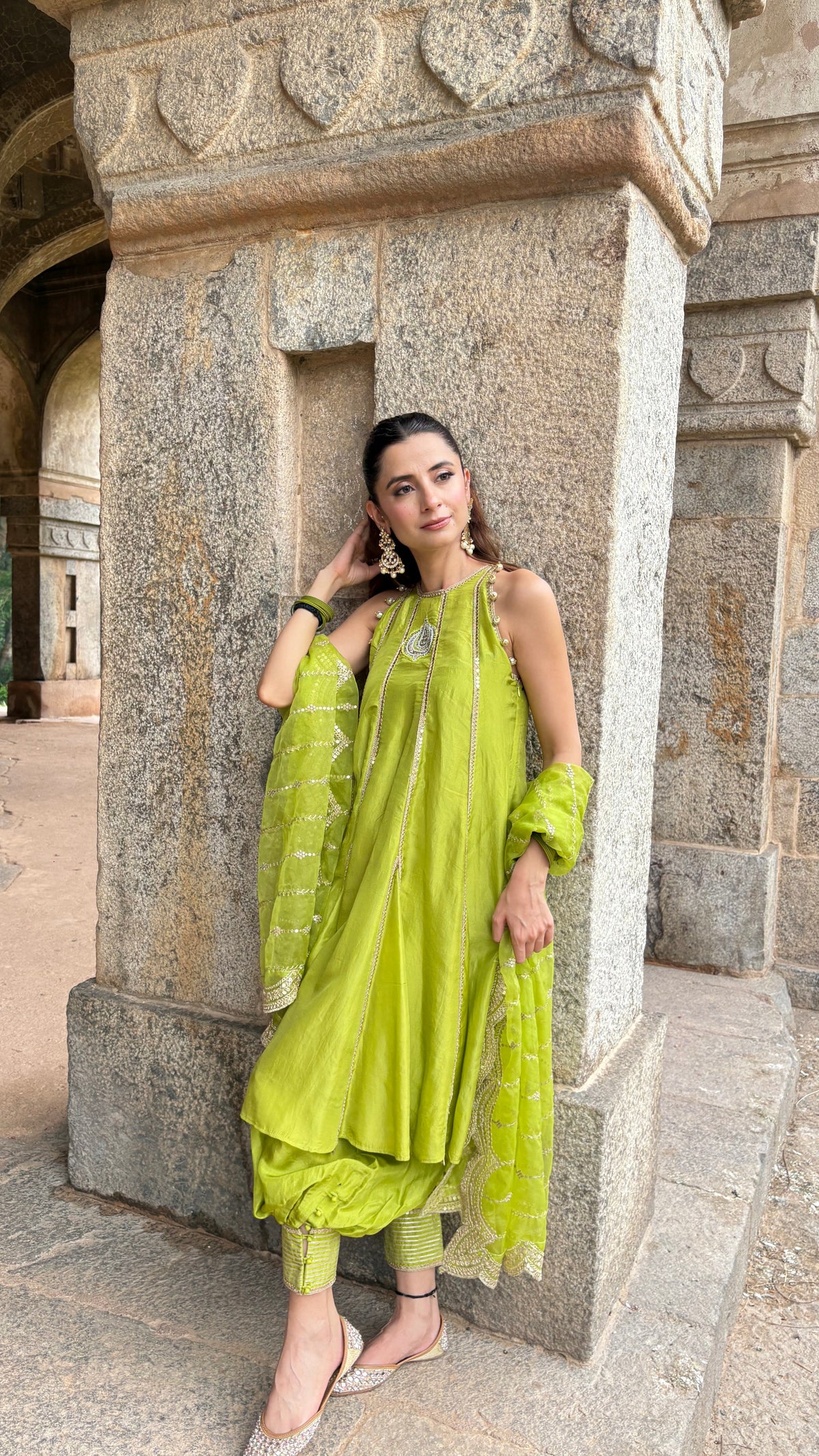 Mehr- Green Suit Set