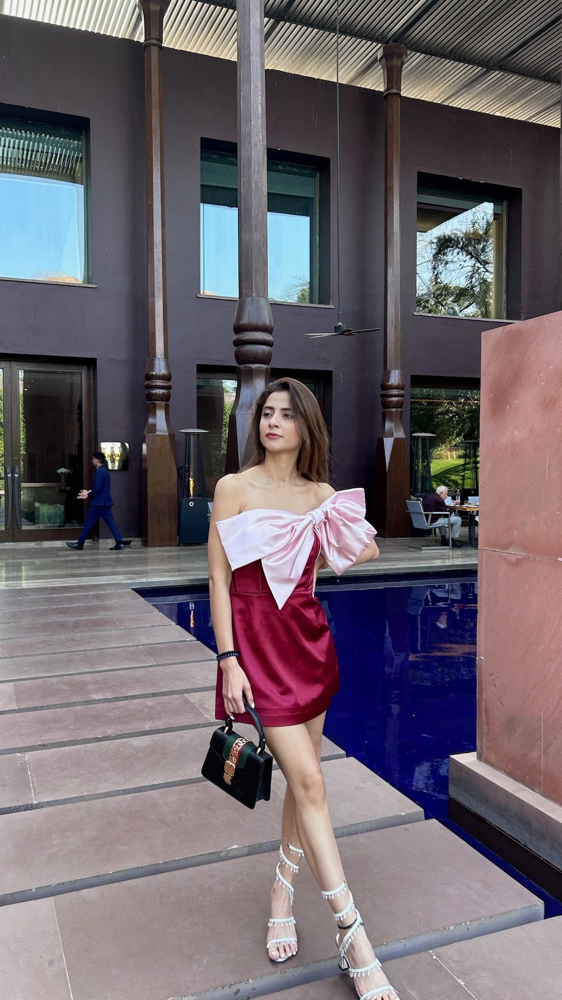 Scarlet bow dress