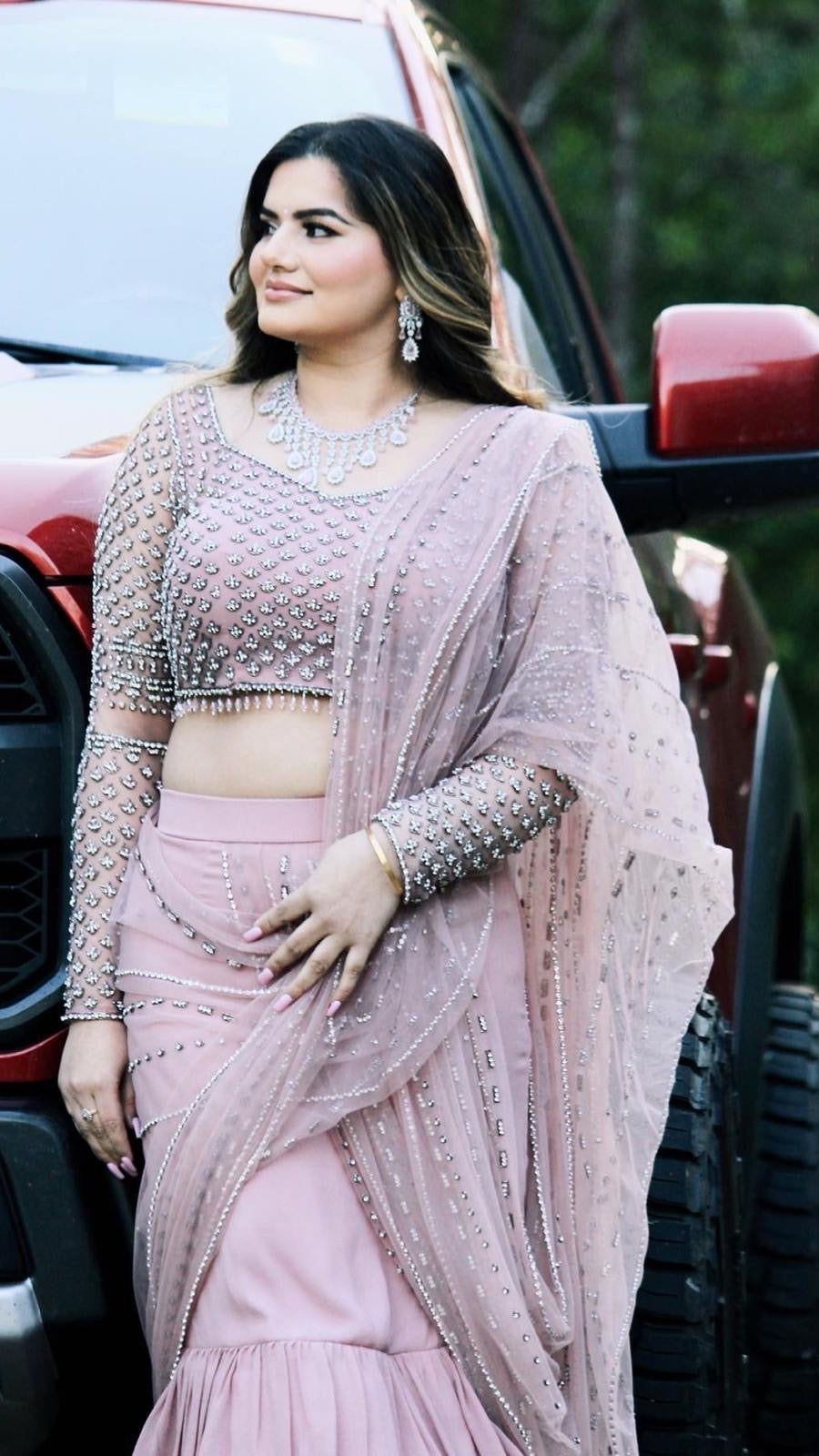 Rosé Glow Drape