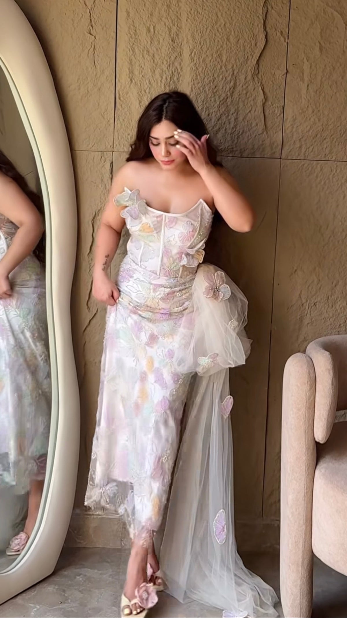 Petal Whispers Dress