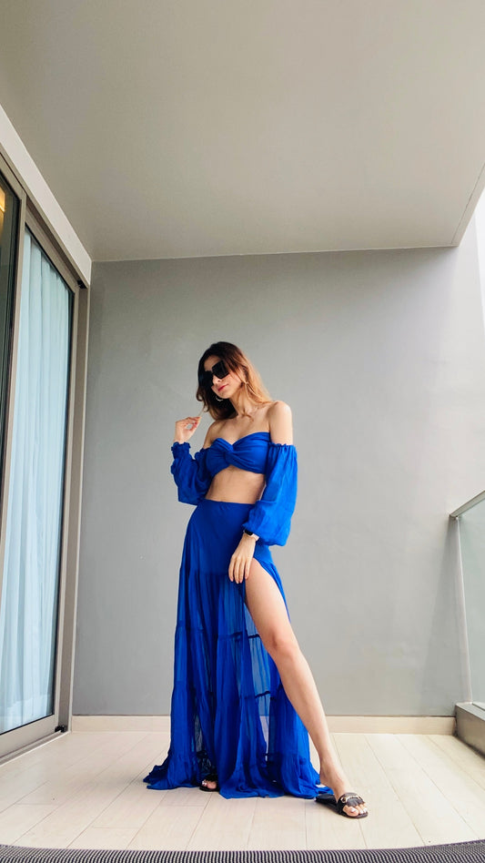 Ocean Breeze Georgette CO- ORD
