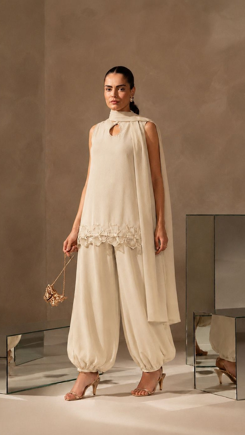 ELARA BALLOON PANTS SUIT SET
