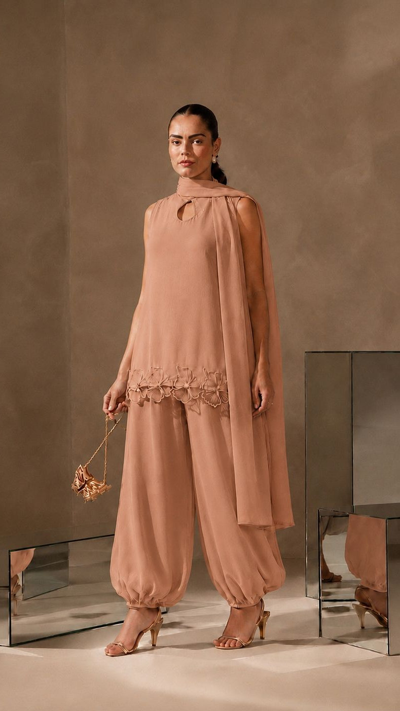 ELARA BALLOON PANTS SUIT SET