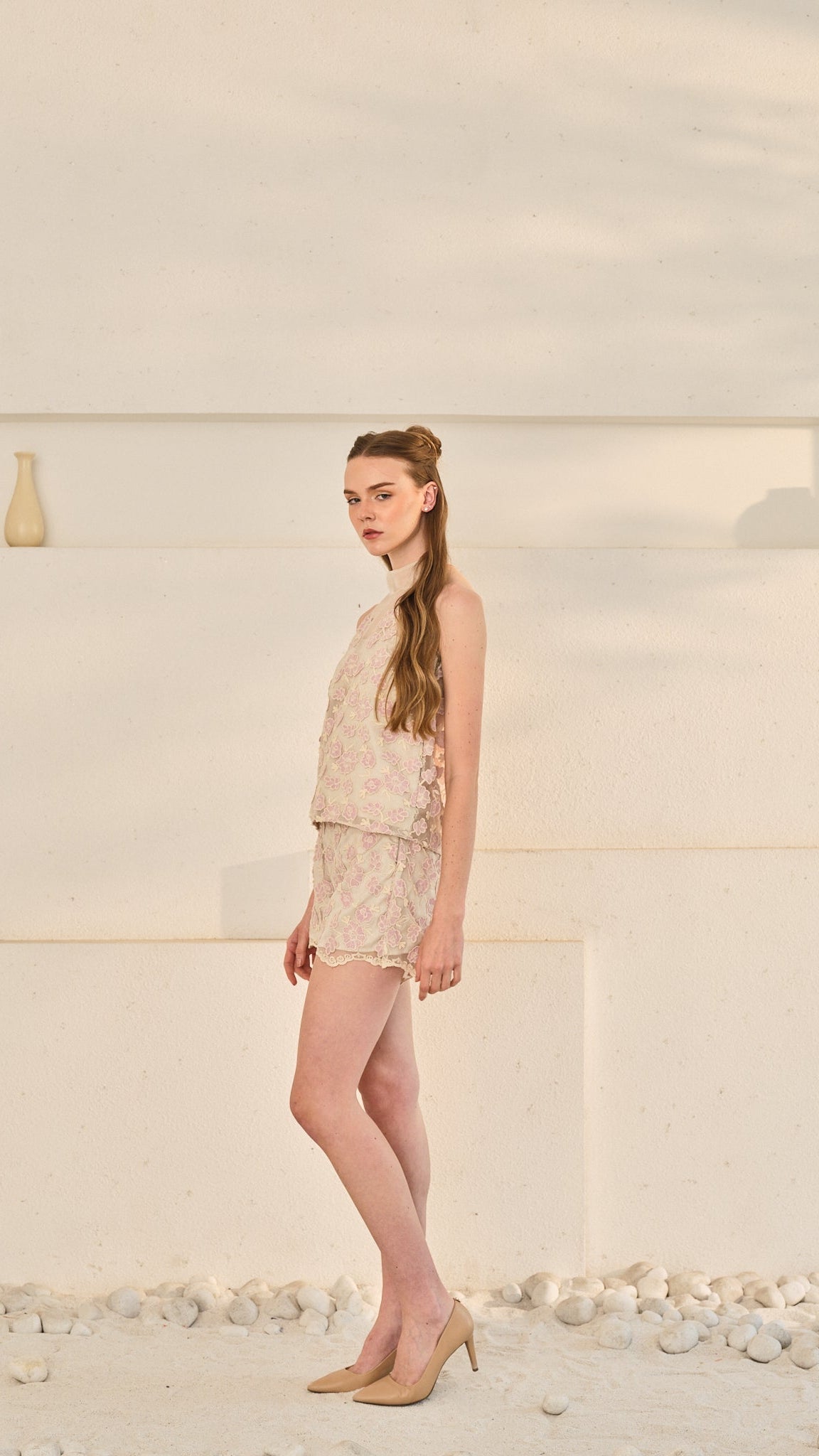 Santorini Chic Shorts Set