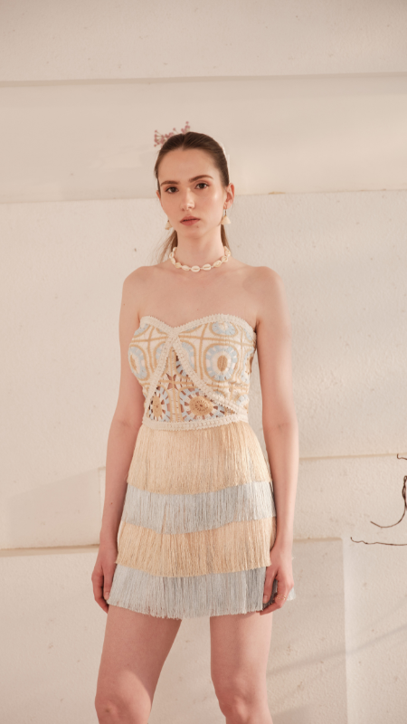 Crochet Mirage Tassel Dress
